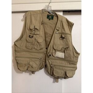 Crystal River XL Size Utility Fly Fishing Vest Tan